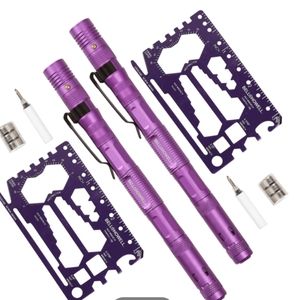 Bell + Howell 9-in-1 Super Deluxe Tactical Pen with Tool Card